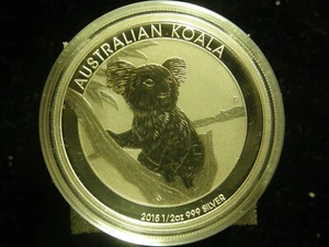 2015 AUSTRALIA SILVER COIN 1/2 OZ KOALA COIN WITH CAPSULE. - Picture 1 of 4