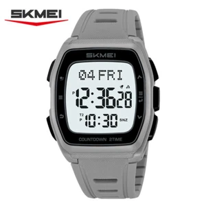 SKMEI Men Watch Countdown Stopwatch Fashion Boys Digital Wristwatch Sport Watch - Picture 1 of 29