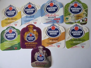 9 Bier-Etiketten - Brauerei Schneider & Sohn, neuestes Design, TAP 1-7, 9, 11 - Bild 1 von 1