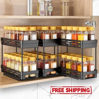 Estante de especias deslizable, cada nivel tiene capacidad para 10 frascos NUEVO. Foto 1 de 4