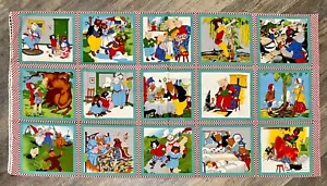 Fairy Tale Friends Panel 23x44 American Jane Sandy Klop for Moda Cotton Fabric - Picture 1 of 4