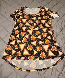 LuLaRoe Disney Minnie Mouse Short Sleeve T-Shirt Scoop Neck Womens XS Black NWT - Picture 1 of 10