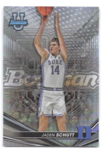 2023-24 Bowman University Best Refractor Jaden Schutt - Picture 1 of 2