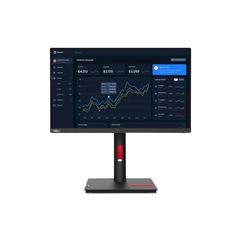 Lenovo ThinkVision T22i-30 21.5" Full HD 60Hz Monitor Raven Black 63B0MAR6US - Image 1 of 1