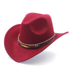 Hot Mens Western Boys Girls Cowboy Hat Cowgirl Cap Travel Casual Outdoor Costume