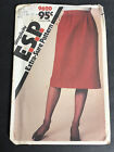 Simplicity ESP Sewing Pattern Straight Skirt 9620 Size XS Waist 24" - 26" UNCUT