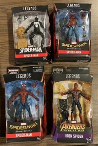 Marvel Legends Spider-man Homecoming, Symbiote, Iron Spider-Man. BAF 2016 2017 - Picture 1 of 14
