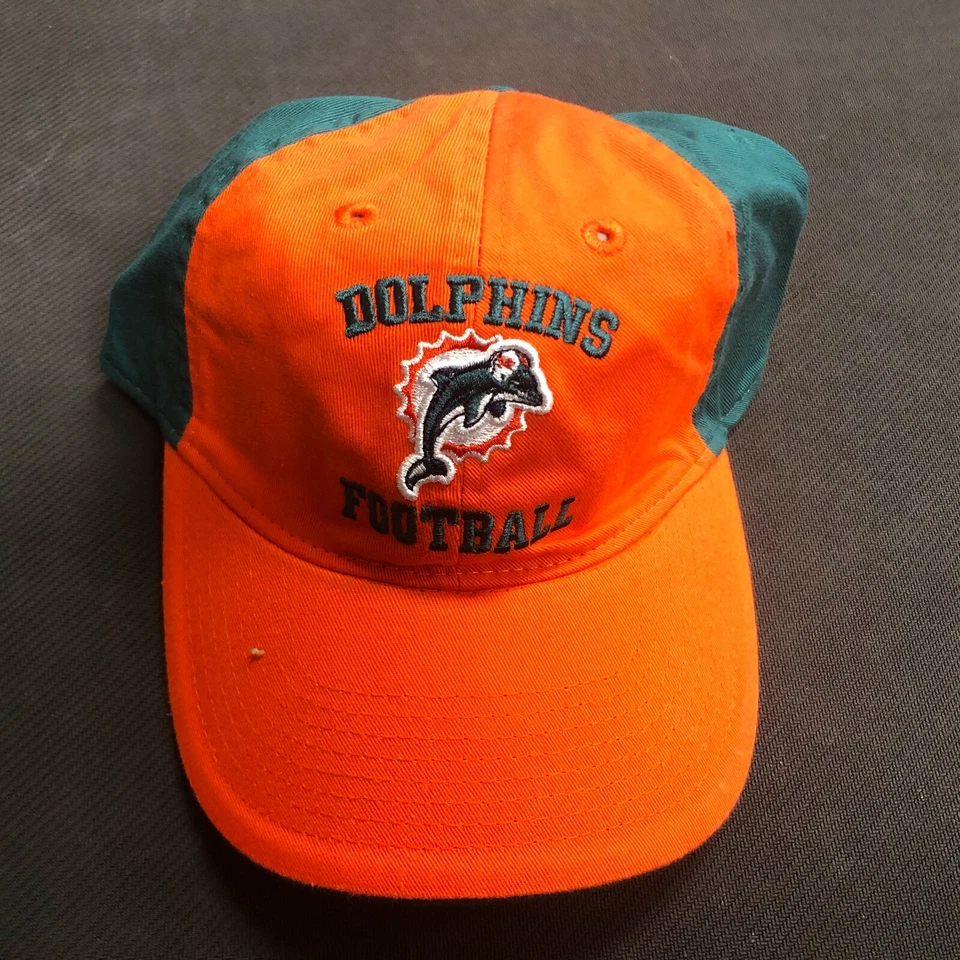 NFL Miami Dolphans Gorra Azul/Naranja Talla Única Se Adapta a Todos Camionero/Papá Sombrero   Foto 1 de 1