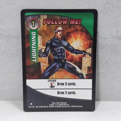 Marvel X-Men #54 Lightning Follow Me Trading Card WOTC 2000 TCG CCG - Image 1 of 2