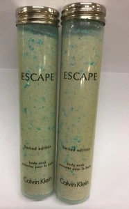 2 X ESCAPE by Calvin Klein Body Soak For Women 2 oz/EA NEW. - Picture 1 of 2