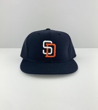 NEW Vtg 1990s San Diego Padres New Era Diamond Collection Fitted Hat Size 7 1/4