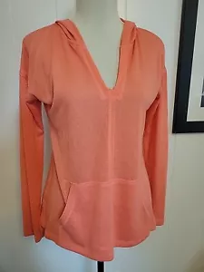 Salt Life koralle orange leichter Slub Strick Pullover Hoodie Gr. S - Bild 1 von 6