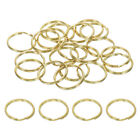 Brass O Ring, 20Pcs 25mm Dia Brass Round Ring Circle Keychain Hook