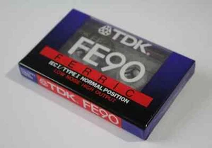 MC AUDIOCASSETTA AUDIOTAPE TDK FE90 IEC/TYPE I NORMAL POSITION - Picture 1 of 1