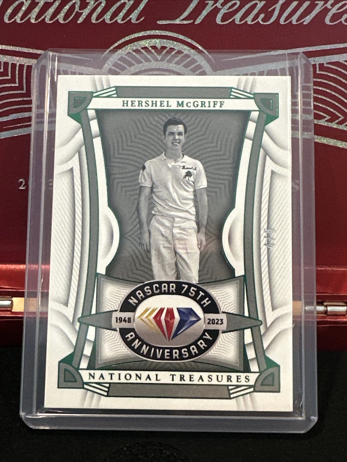 2023 National Treasures NT Racing Diamond Anniversary Hershel McGriff /25 72