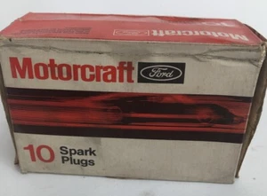 Vintage Motorcraft Spark Plugs #AGSP32 Ford Full Original New In Box Pack of 10 - Picture 1 of 3