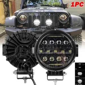 1PCS 7" 5600LM LED Work Light Bar Spot Pods Fog Lamp Offroad Driving Truck ATV - Foto 1 di 24