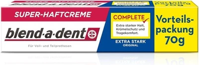 3 x blend-a-dent Super Haftcreme extra stark original a 70 Gramm MHD 10/27