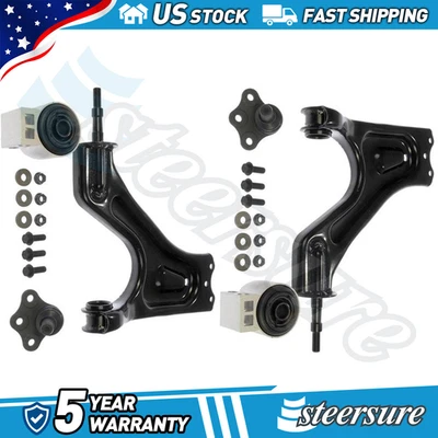 Braço de controle inferior dianteiro e conjunto de junta esférica para 1999-2004 2005 Saab 9-5 - Imagem 1 de 4