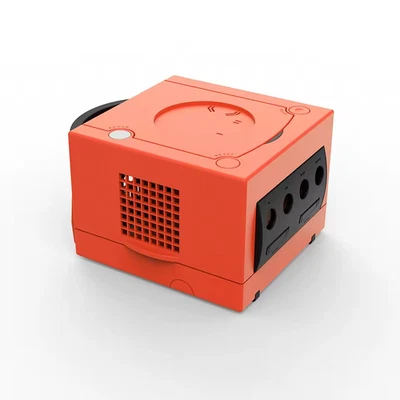 Replacement Casing / Shell / Case Nintendo Gamecube Console - Warm Red / Orange - Image 1 of 4