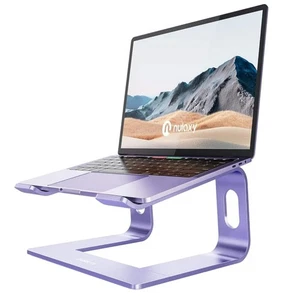Ergonomischer Aluminium Laptop Ständer - abnehmbare Erhöhung für 10-15,6' - (lila) - Bild 1 von 5