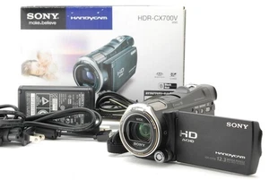 [MINT w/BOX] SONY HDR-CX700V Digital HD Camcorder 12.3MP Black From JAPAN - Picture 1 of 10