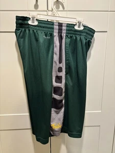 William & Mary University Tribe Shorts Mens Medium Green Dri-Fit Elite Nike - Picture 1 of 5