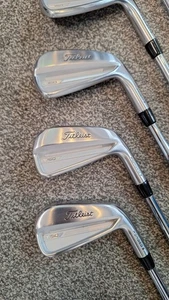 Titleist T150 Irons #5-PW (6) Stiff AMT S300 Shafts UPGRADED GRIPS-VERY GOOD! - Picture 1 of 21