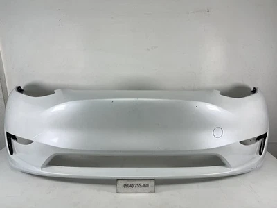 2022-2024 Tesla Model Y Front Bumper Cover w/o Sensor Holes OEM 1687994TXA Foto 1 de 4