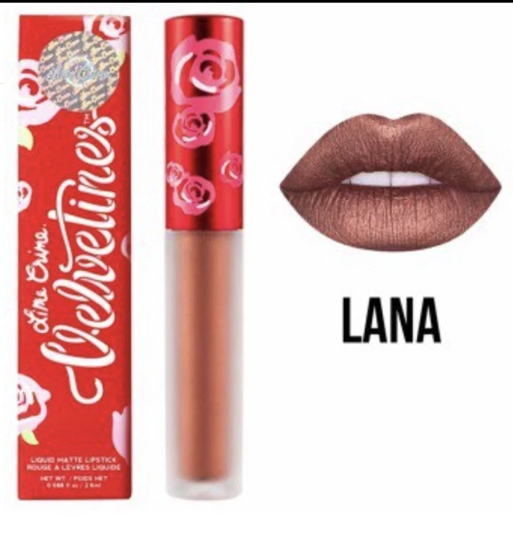 Lime Crime Velvetines Metallic Liquid Lipstick Lana 100 Authentic