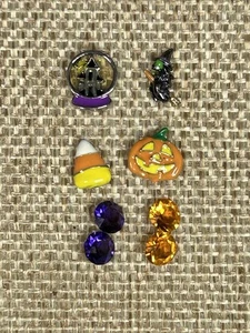 Origami Búho Dijes Flotantes Halloween Paquete Medallones Flotantes Bruja Calabaza - Imagen 1 de 4