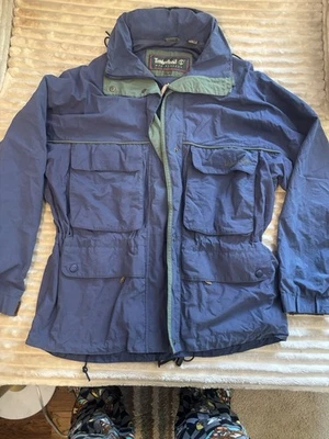 Chaqueta de campo Timberland vintage para hombre azul y verde talla S Foto 1 de 2