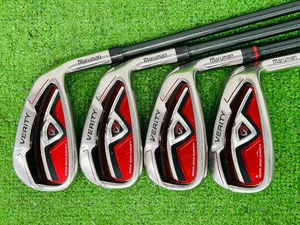 Maruman Verity Red VII Iron Set 5.6.8.9+PW+AW+SW RH Infiber DG Stiff EL1663 - Picture 1 of 10