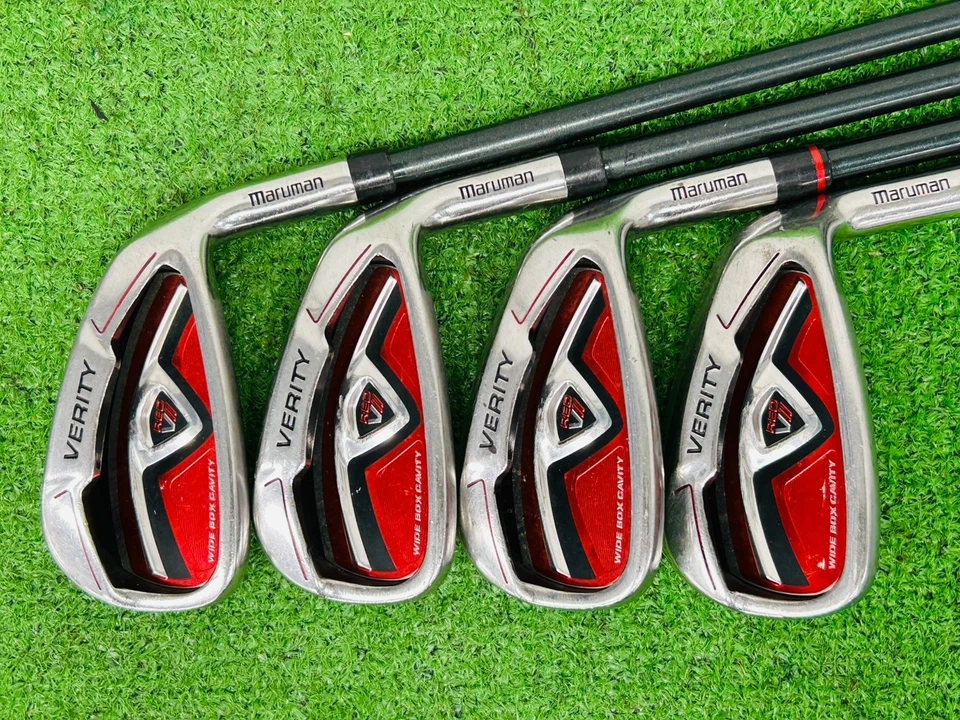 Maruman Verity Red VII Iron Set 5.6.8.9+PW+AW+SW RH Infiber DG Stiff EL1663 - Image 1 of 4