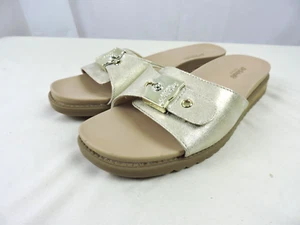 Sandalias para mujer Dr. Scholl's con hebilla deslizable Island Icon doradas metálicas talla 8,5 M - Imagen 1 de 14