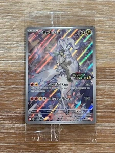 Pokemon N's Reshiram 167/159 Journey Together Stamped Promo Sealed Box Topper - Picture 1 of 2