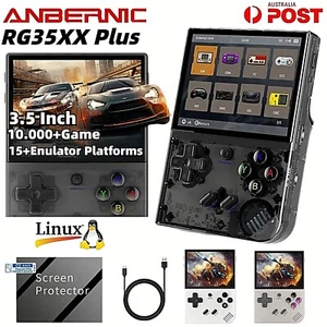ANBERNIC RG35XX Plus Retro Video Game Console Handheld 3.5'' IPS Linux Kids Gift - Picture 1 of 13