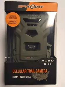 Spypoint Flex G-36 Cellular Trail Camera 36mp 1080p Video All Carriers New - Picture 1 of 6