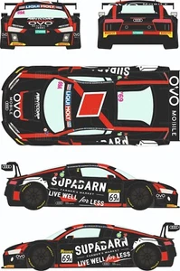Racing Decals 43 1:24 Scale Audi R8 LMS GT3 #69A Liqui Moly 12 Hr Bathurst 2018 - Picture 1 of 4