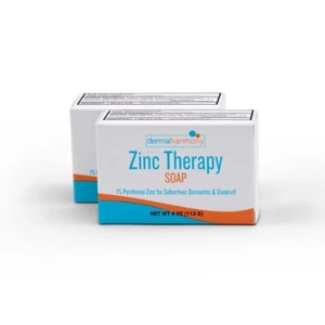 Jabón en barra 1 % piritiona zinc (ZNP) - DermaHarmony 4 oz (2 barras) - Imagen 1 de 3