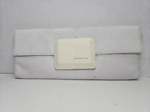 Bolso sin asas Lin Danto Luxe blanco pelo de becerro piel de cordero cuero - Imagen 1 de 9
