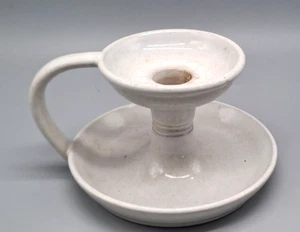 Höganäs Keramik Schweden Kerzenhalter mit Griff Kerzenständer Höhe ca. 8cm ø12cm - Bild 1 von 7
