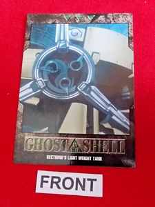 RARO! Ghost in the shell SECCIÓN 6'S TANQUE TARJETA COLECCIONABLE #34 BANDAI 1997 ANIME - Imagen 1 de 2