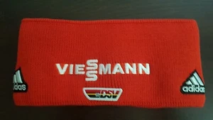 DSV Adidas Viessmann Stirnband Gr. M Strick Fleece Headband Mütze Rot Red - Bild 1 von 14