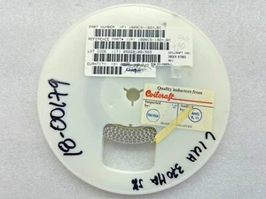 (430 PIECE REEL) 1008CS-102XJBC Ind RF Chip Unshielded Wirewound 1uH 5% 25MHz - Picture 1 of 1