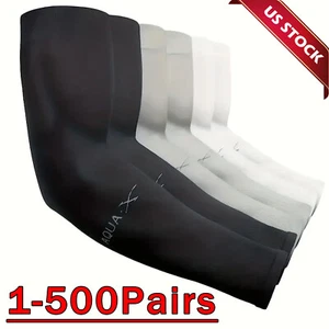 500 Paar Cooling Arm Sleeves Cover UV Sonnenschutz Outdoor Sport Basketball - Bild 1 von 20