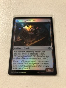 Careening Mine Cart Foil The Lost Caverns Of Ixalan LCI MTG Magic Pack Fresh - Picture 1 of 1