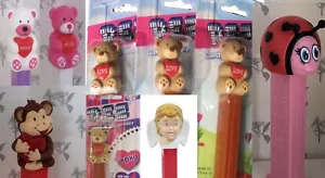 PEZ - Valentine Series (Non-Heart) - Choose Character from Pull Down Menu - Picture 1 of 5