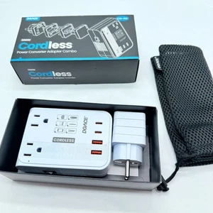 220V to 110V Converter - 350W Cordless Voltage Converter  Power Adapter , 4port - Picture 1 of 7