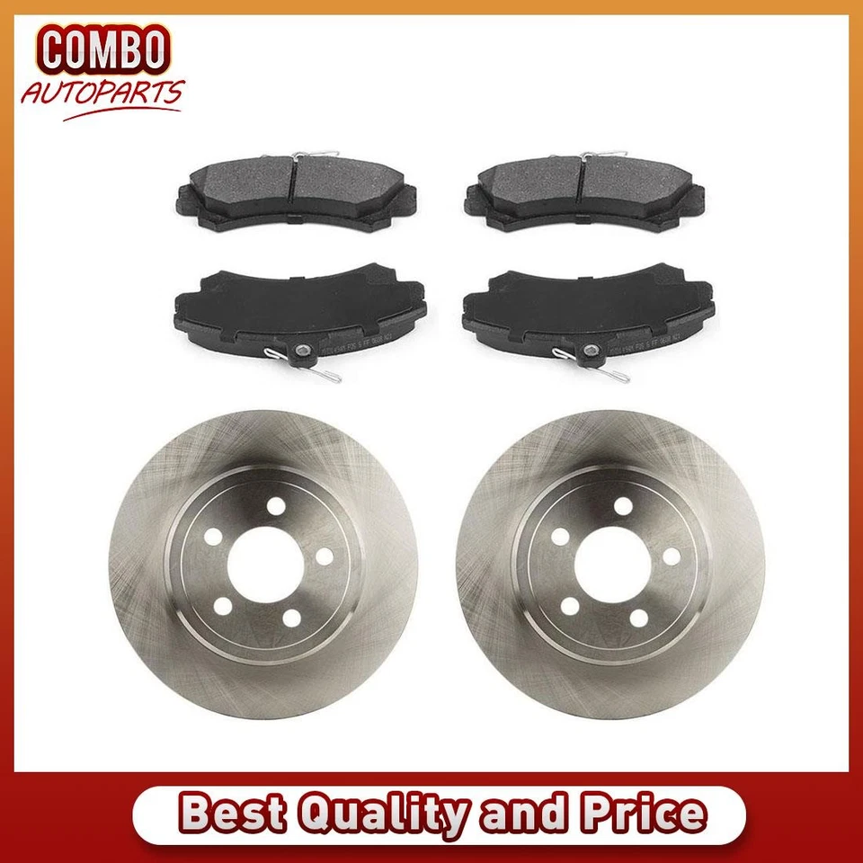 Rotores de freno delanteros pastillas de freno para Mitsubishi Space Star 2003 2004 Foto 1 de 4